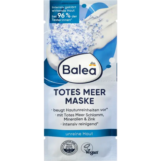 Balea Gezichtsmasker Dode Zee (2x8 Ml) 16 ml