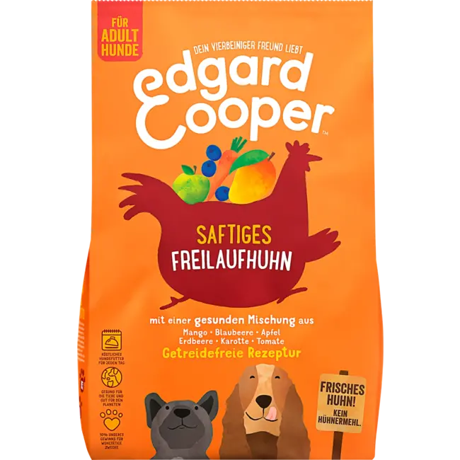 Edgard & Cooper Droogvoer Hond Met Kip & Mango 2.5 kg