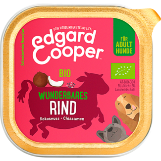 Edgard & Cooper Edgard & Cooper Natvoer Hond Bio Met Rund, Kokos & Chia