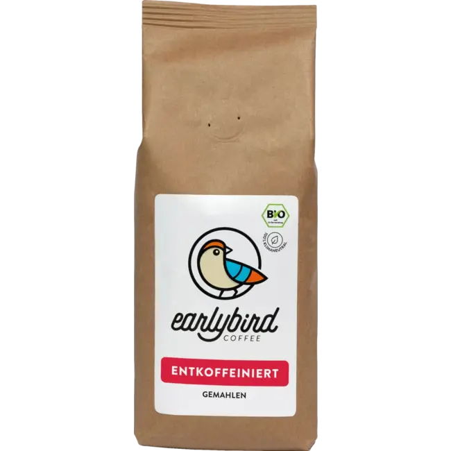 earlybird coffee Koffie, Gemalen, Cafeïnevrij 250 g