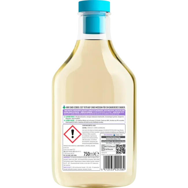 ecover Kleurwasmiddel Vloeibaar Concentraat Appelbloesem & Fresia 21 Wl