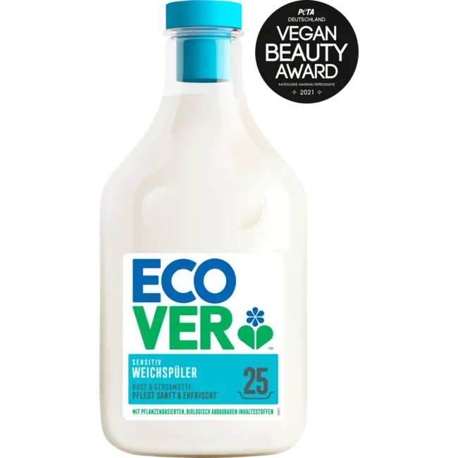 ecover Wasverzachter Roos & Bergamot, 25WL 0.75 l