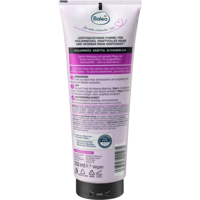 Balea Professional Shampoo Ultimate Volume 250 ml