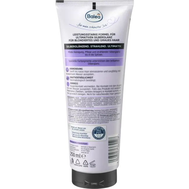 Balea Professional Shampoo Zilver Glans 250 ml