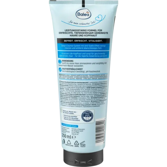 Balea Professional Shampoo Dieptereiniging 250 ml
