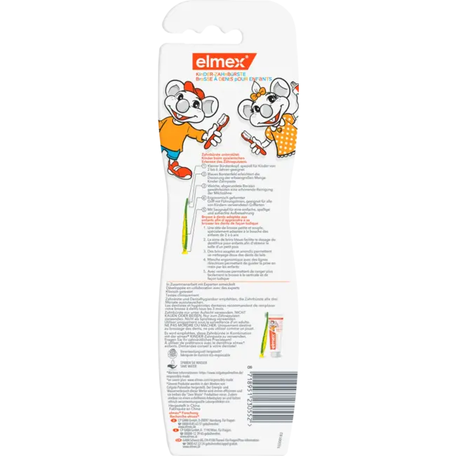 elmex Tandenborstel Kinderen, 2 Tot 6 Jaar 2 St