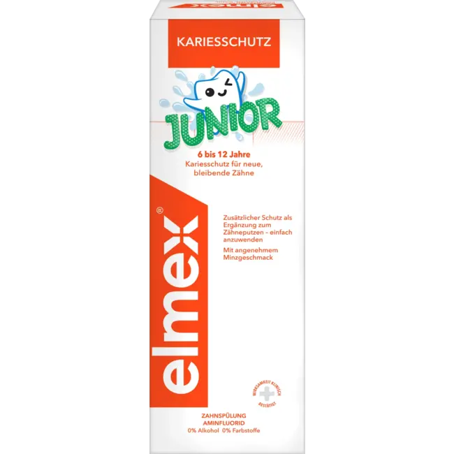 elmex Mondspoeling Cariësbescherming Junior, 6 Tot 12 Jaar 400 ml