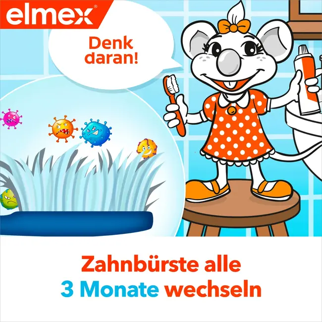 elmex Tandenborstel Kinderen, 2 Tot 6 Jaar Zacht 1 St