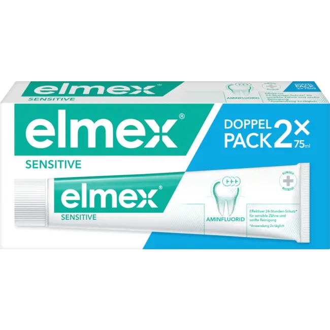 elmex Zahnpasta Sensitive Doppelpack (2 X 75 Ml) 150 ml