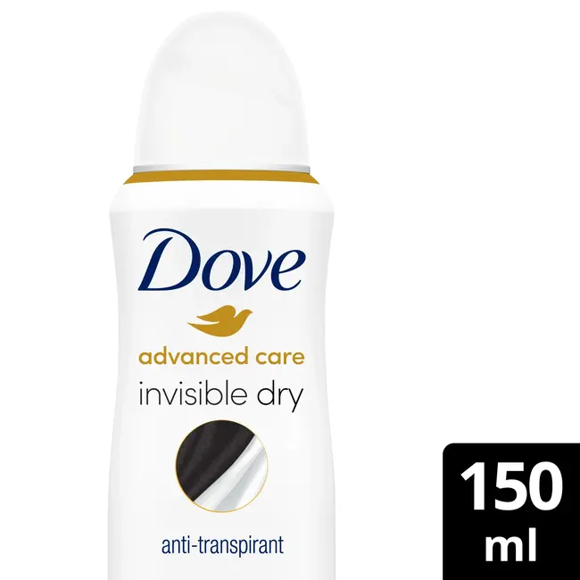 Dove Antitranspirant Deospray Advanced Care Onzichtbaar Droog 150 ml