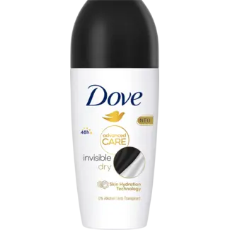 DOVE Dove Antitranspirant Deo Roll-on Advanced Care Onzichtbaar Droog