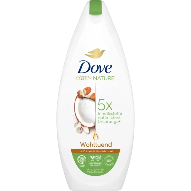Dove Onderhoudsdouche Care By Nature Kokos 225 ml