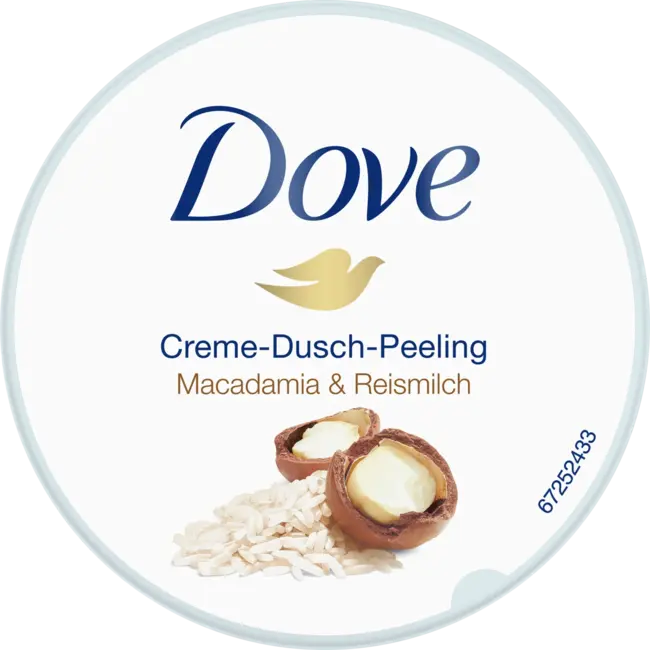 Dove Bodyscrub Macadamia & Rijstmelk 225 ml