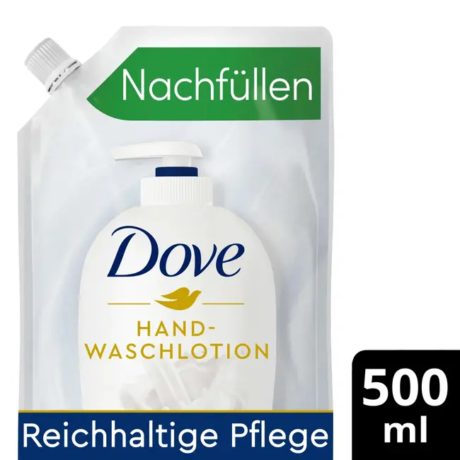 Dove Vloeibare Zeep, Verzorgende Handwaslotion, Navulverpakking 500 ml