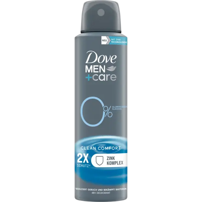 Dove MEN+CARE Deospray Clean Comfort Met Zinkcomplex 150 ml