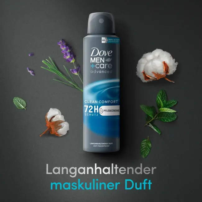 Dove MEN+CARE Antitranspirant Deospray Advanced Clean Comfort 150 ml