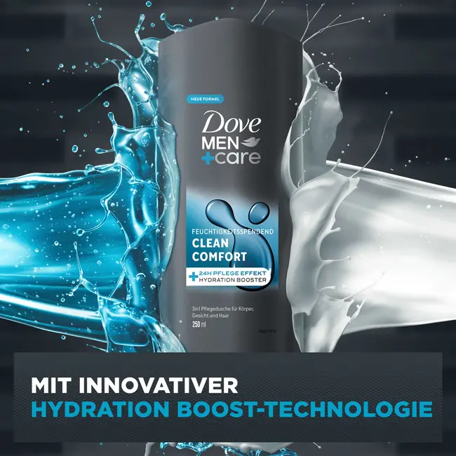 Dove MEN+CARE Onderhoudsdouche Clean Comfort 3in1 250 ml