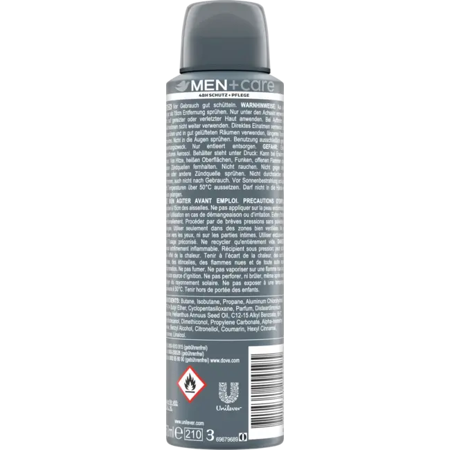 Dove MEN+CARE Antitranspirant Deospray Clean Comfort 150 ml