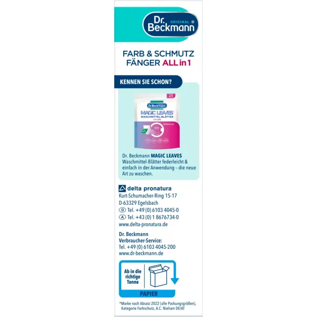 Dr. Beckmann Verf- & Spatlap 3in1 40 St