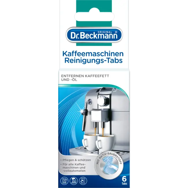 Dr. Beckmann Koffiemachinereiniger Tabs 6 St