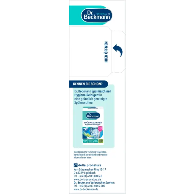 Dr. Beckmann Wasmachine Reiniger Hygiëne 250 g