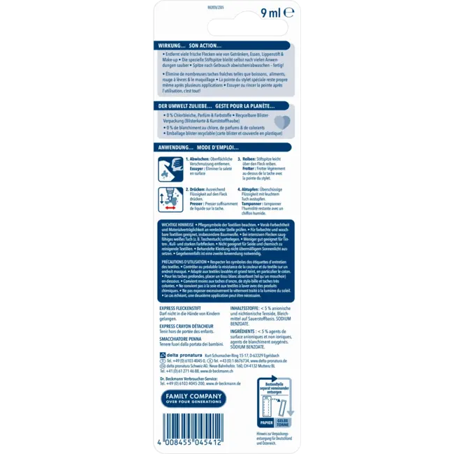 Dr. Beckmann Vlekverwijderaar Pen Express 1 St