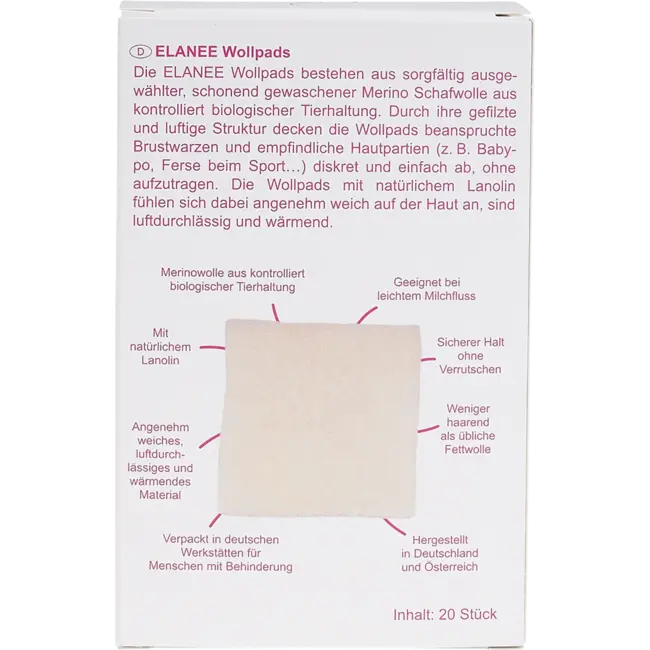 Elanee Wollen Pads 20 St
