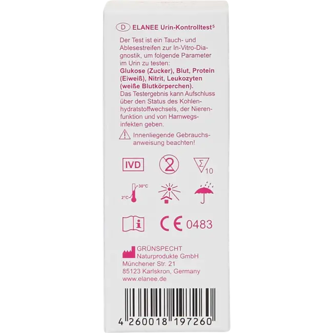 Elanee Urinecontroletest 10 St