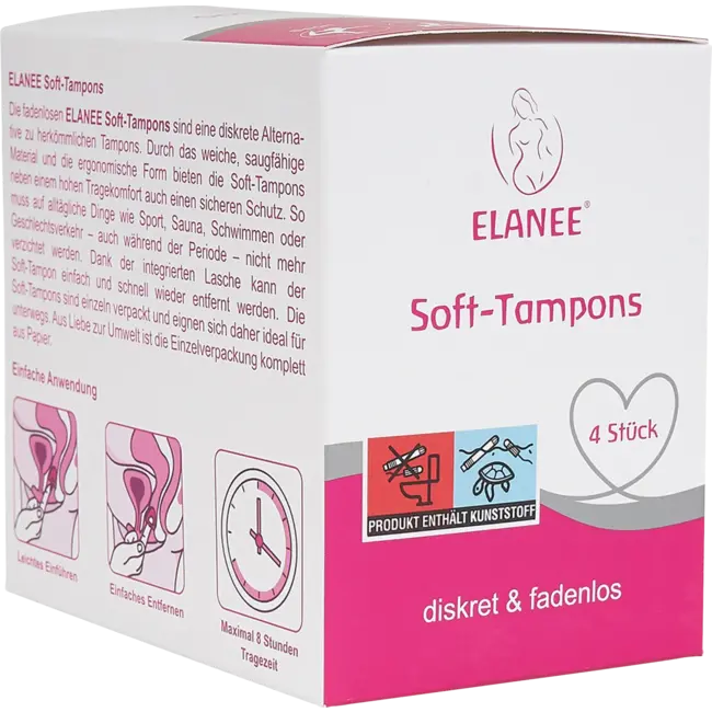 Elanee Zachte Tampons 4 St