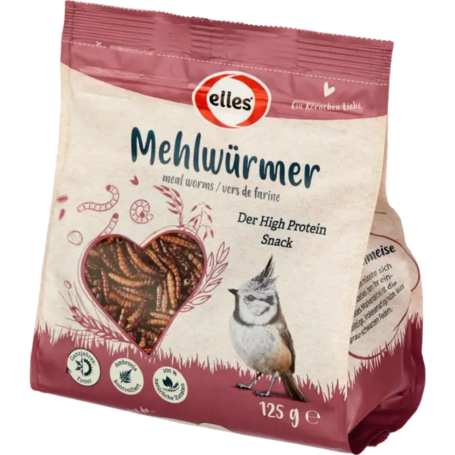 elles Vogelvoer Strooivoer Bloemwormen 125 g
