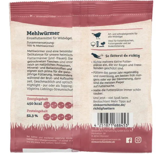 elles Vogelvoer Strooivoer Bloemwormen 125 g