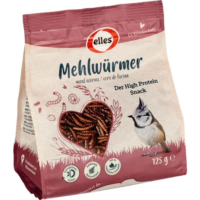 elles Vogelvoer Strooivoer Bloemwormen 125 g