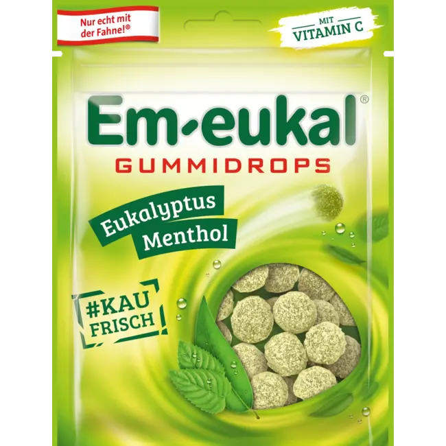 Em-eukal Gummidrops Eukalyptus-menthol 90 g