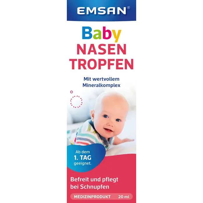 Emsan Neusdruppels Voor Baby 's En Peuters 20 ml