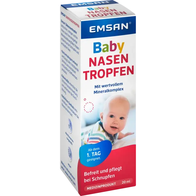 Emsan Neusdruppels Voor Baby 's En Peuters 20 ml