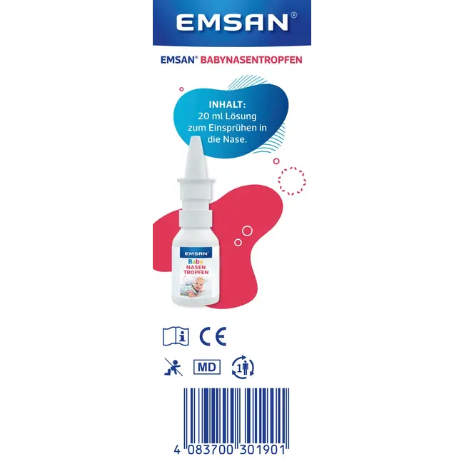 Emsan Neusdruppels Voor Baby 's En Peuters 20 ml
