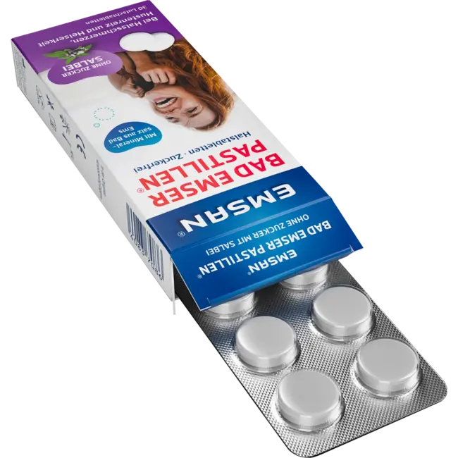 Emsan Keelpastilles Met Salie 30 St