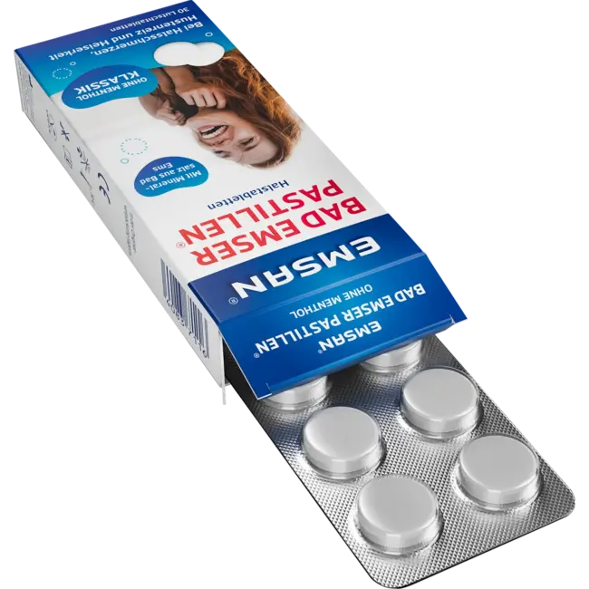 Emsan Keelpastilles Zonder Menthol 30 St