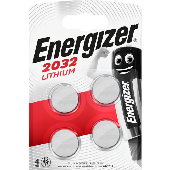 Energizer Batterijen Knoopcel CR2032 4 St