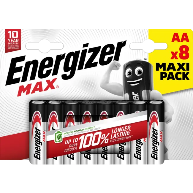 Energizer Max Aa-batterij 8 St