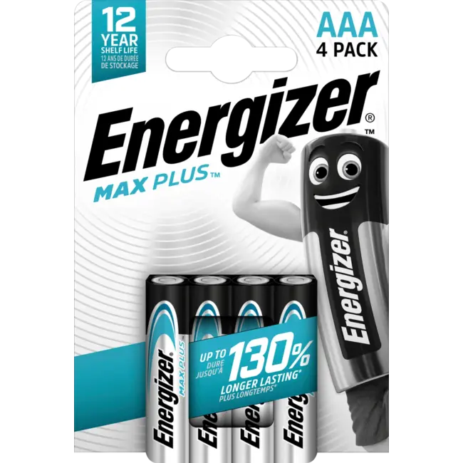 Energizer Batterij Max Plus AAA 4 St
