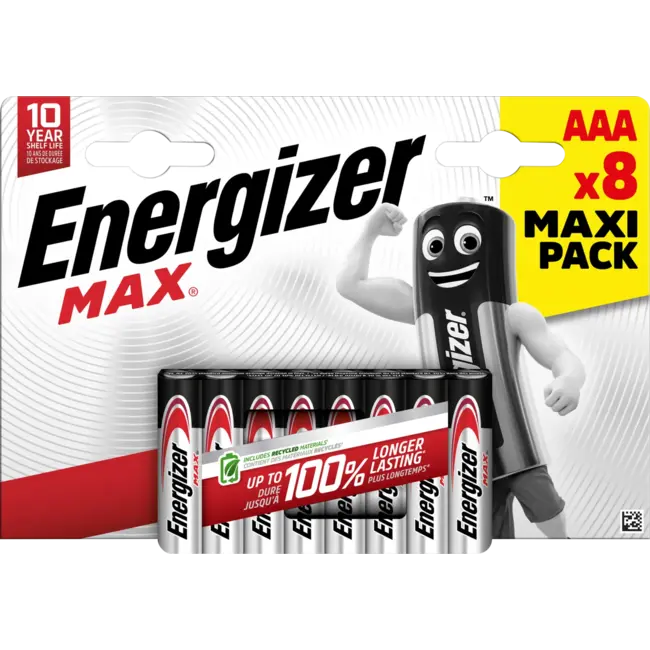 Energizer Batterijen Max AAA 8 St