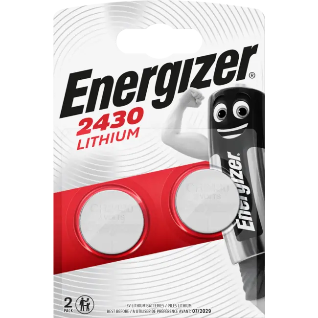 Energizer Batterijen Knoopcel CR2430 2 St