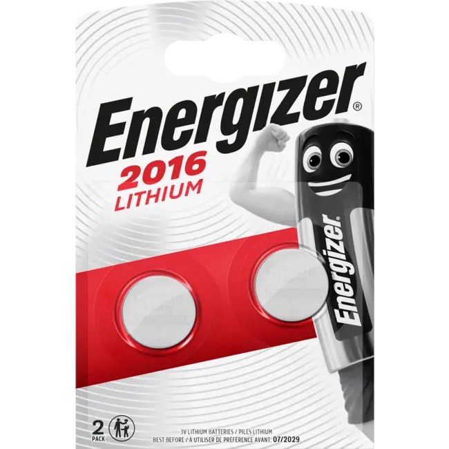 Energizer Batterijen Knoopcel CR2016 2 St