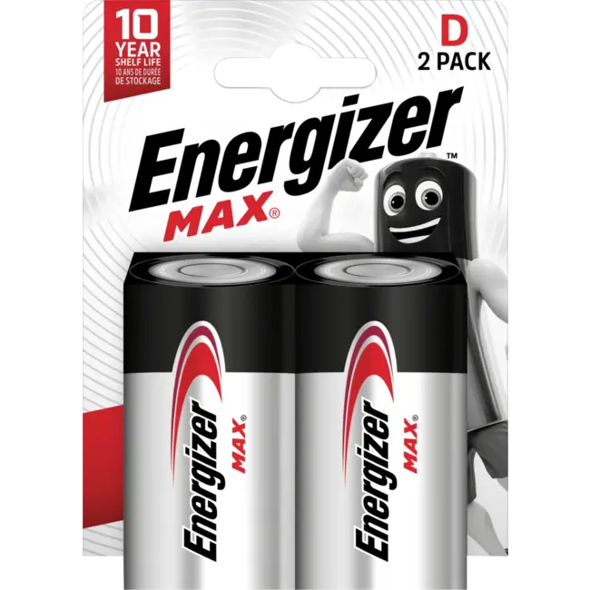 Energizer Batterijen Max D 2 St