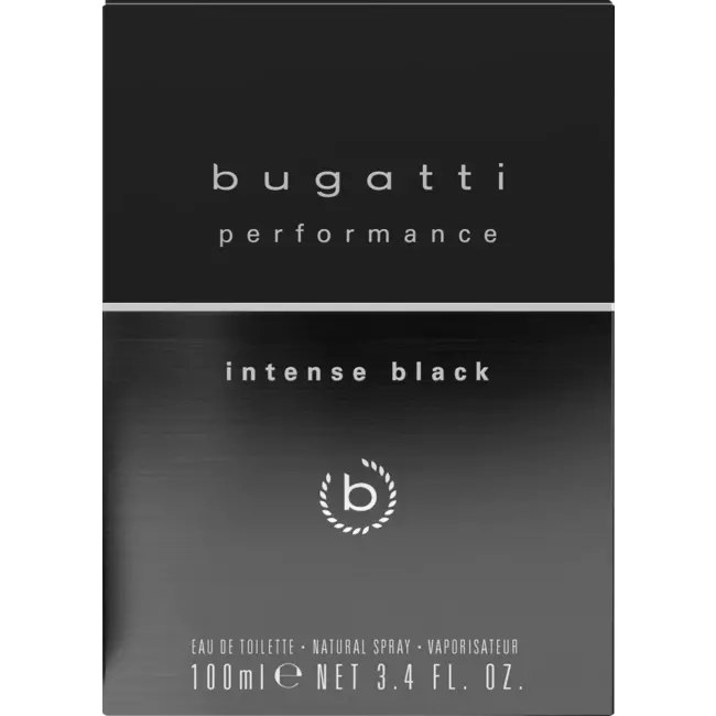 bugatti Intense Zwarte Eau De Toilette-prestaties 100 ml