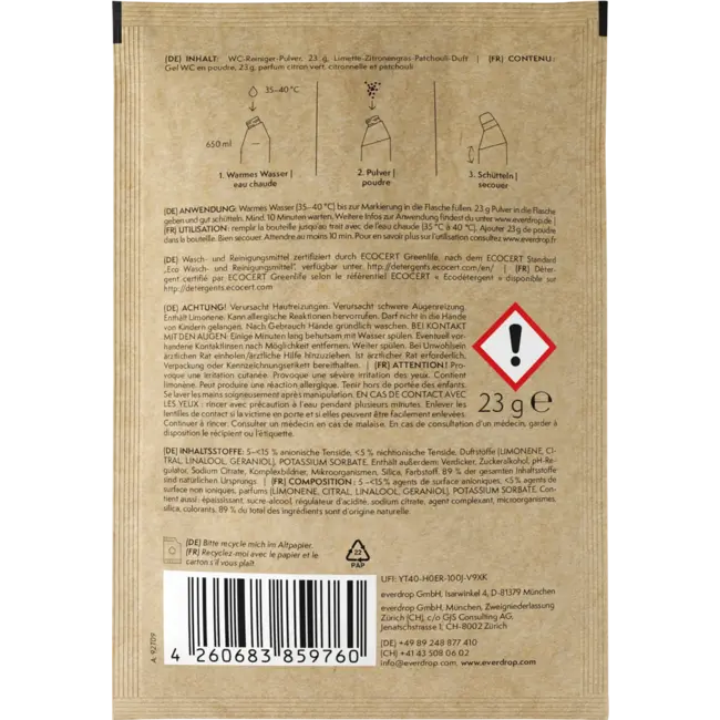 everdrop WC-Reiniger Starterset 1 St