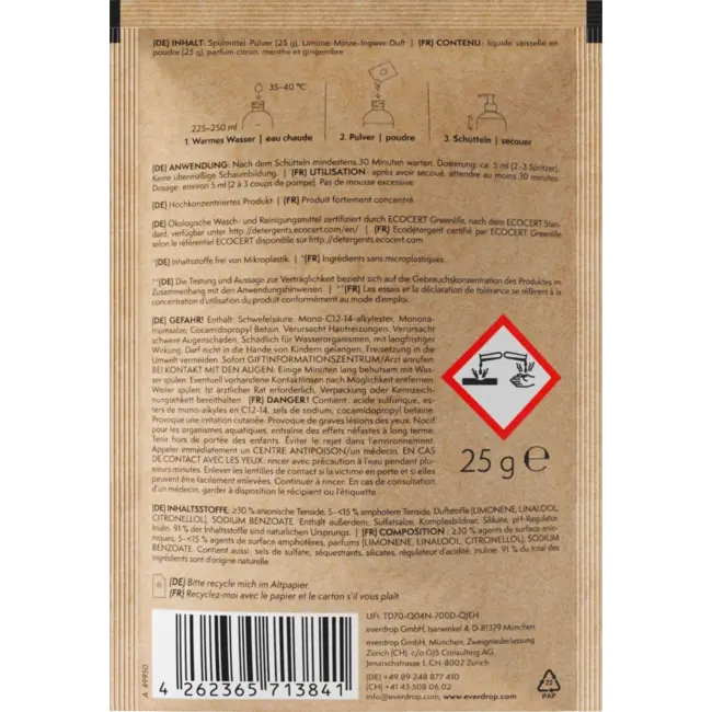 everdrop Navulverpakking afwasmiddel 1 St