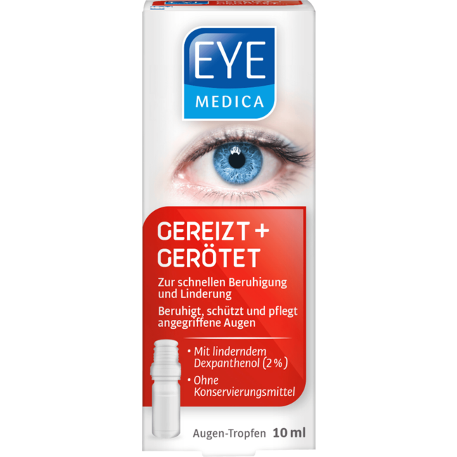 EYE MEDICA Oogdruppels Geïrriteerd en rood 10 ml