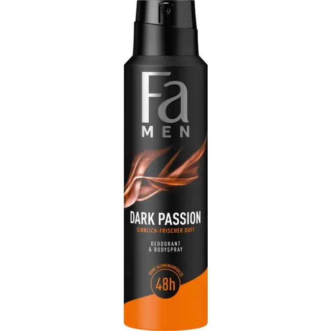 Fa Deospray Mannen Donkere Passie 150 ml